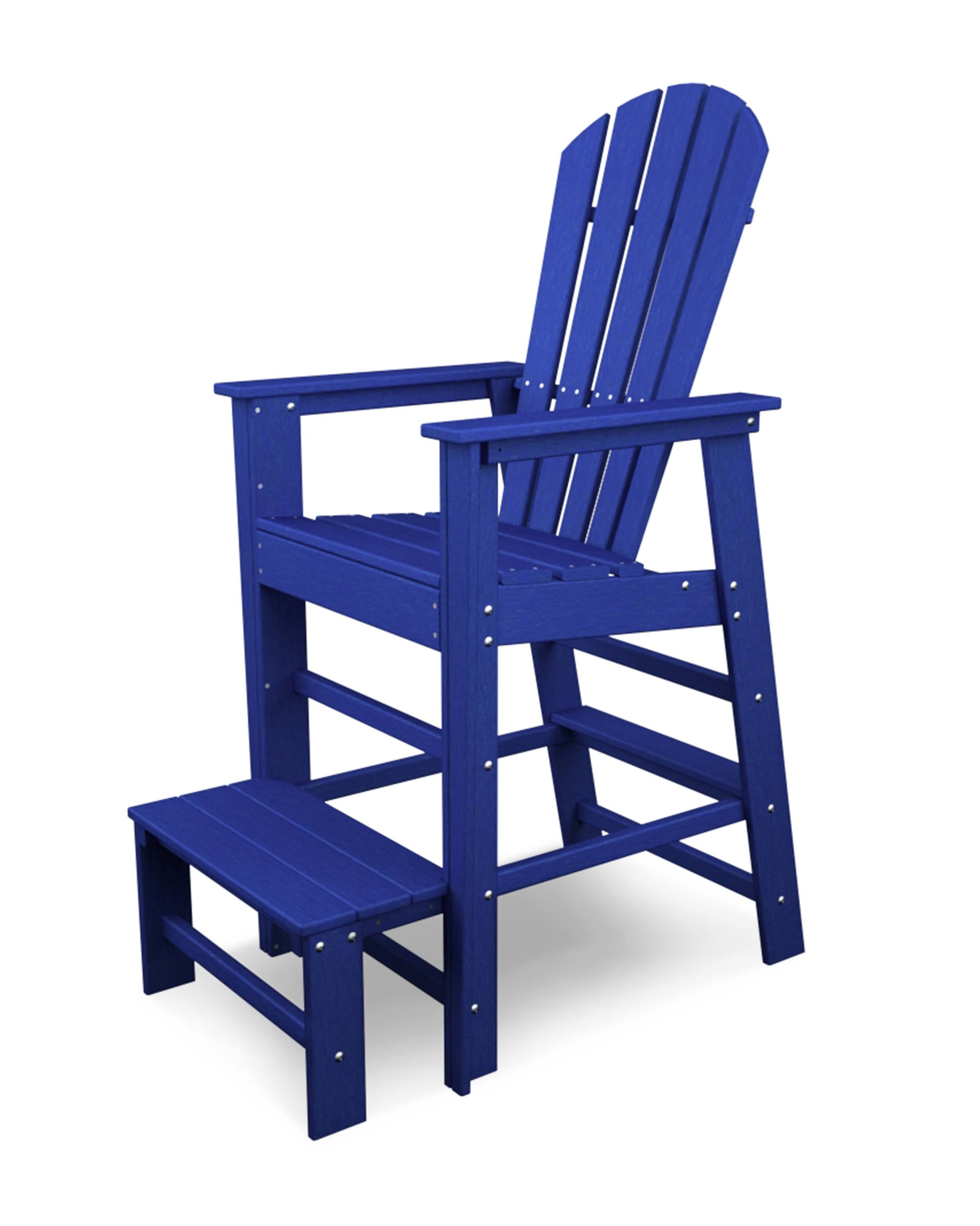 POLYWOOD South Beach Lifeguard Chair - Pacific Blue