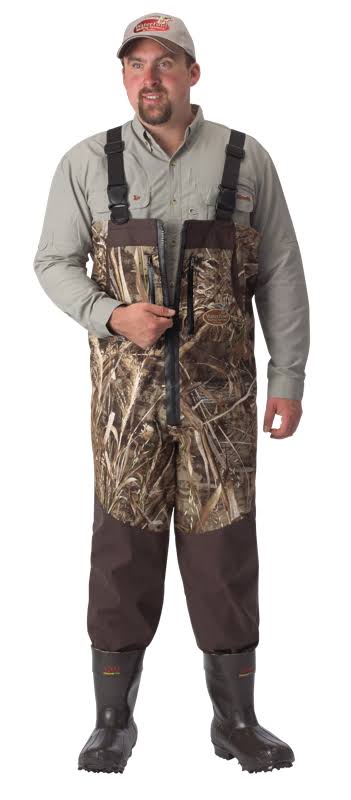 Caddis 1200 Gram Northern Guide Breathable Bootfoot Zippered Wader - Max 5 Red 9