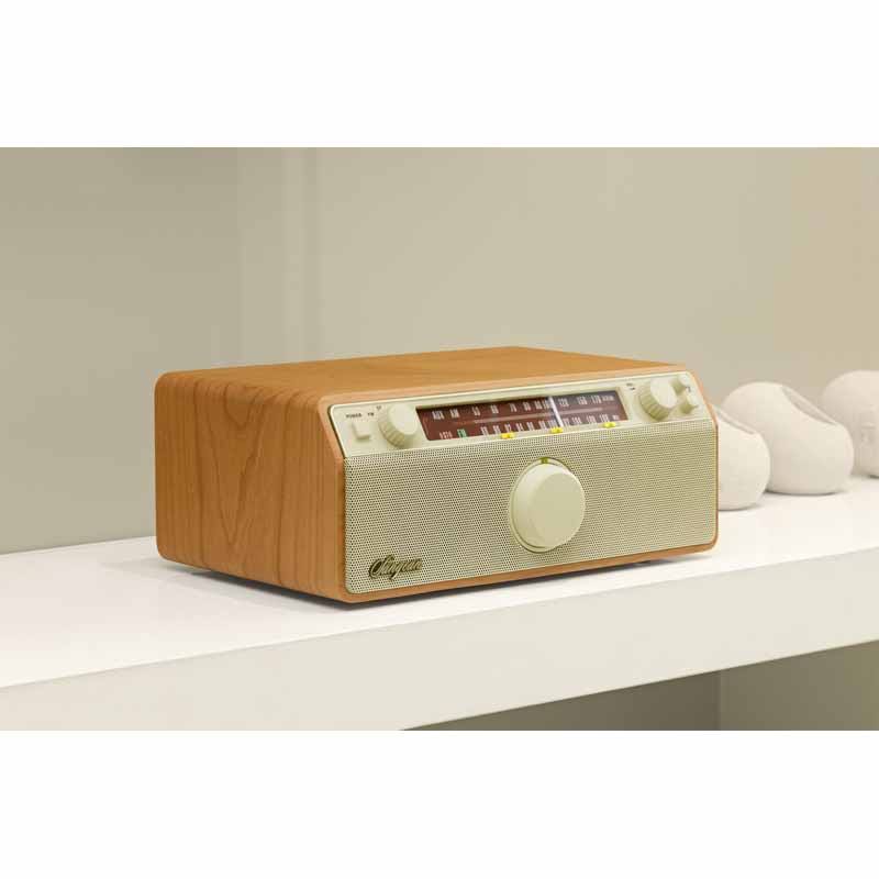 Sangean WR-12 Am / FM / Aux-in / Analog Wooden Cabinet Receiver