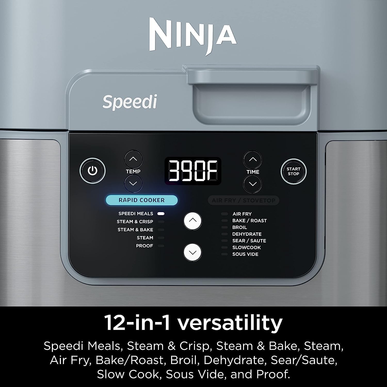 Ninja 6 Quart Speedi 12-in-1 Rapid Cooker and Air Fryer (Renewed) Bundle with 2 Year Enhanced Protection Pack
