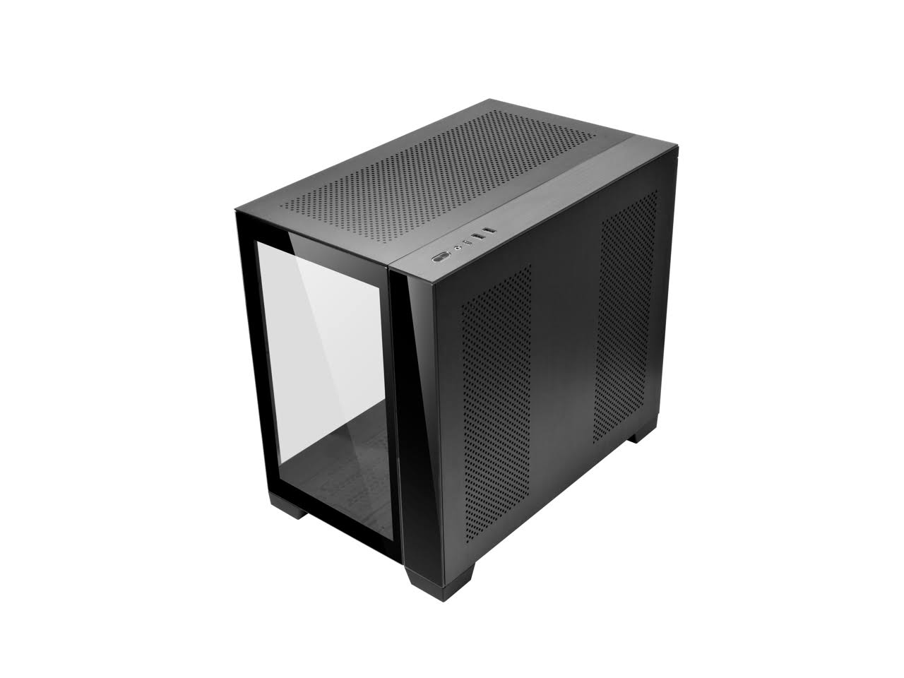 Lian Li O11D Mini Tempered Glass ATX Mini Tower Computer Case - Black