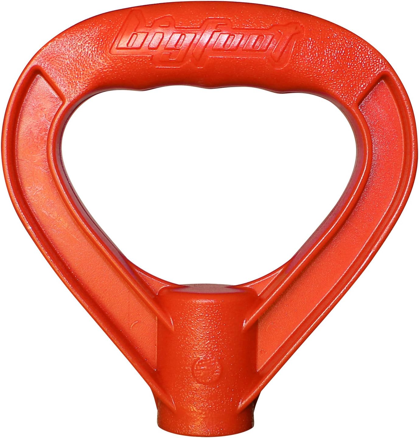 Emsco Group 2953 Bigfoot 25" Poly Pusher Wooden Handle 1280 Snow Shovel, Orange Pack of 2
