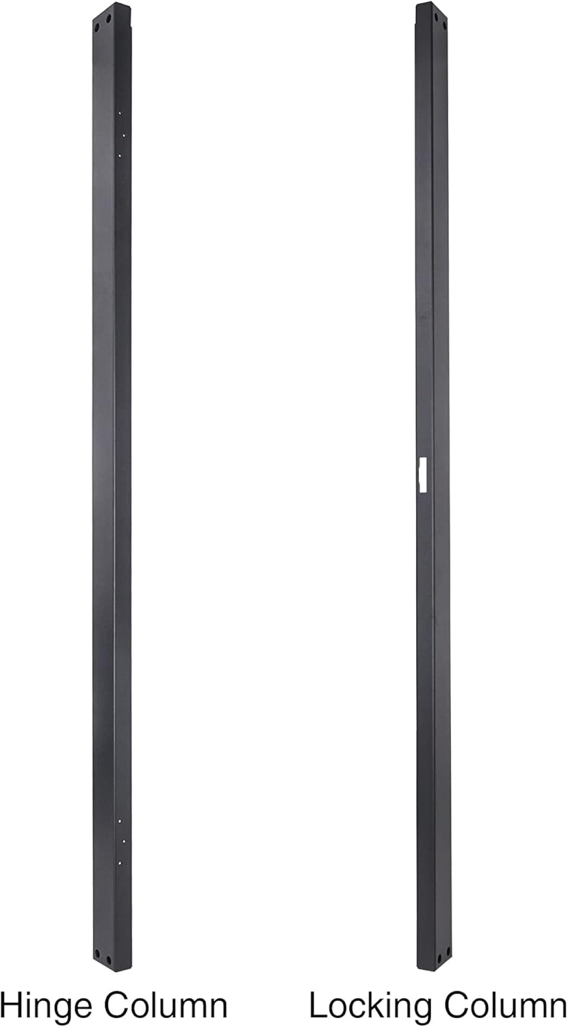 Sound Town 30U Universal Steel Rack, w/ 3 Locking Casters, Vented Side Panels for Audio Video, Server and Network Equipment (STRK-M30U)