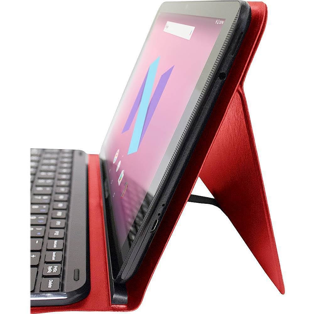 Visual Land Prestige Elite 10QD - IPS Quadcore - 16 GB - Red - includes [2-in-1] Docking Keyboard Case Stand - 10.1x22