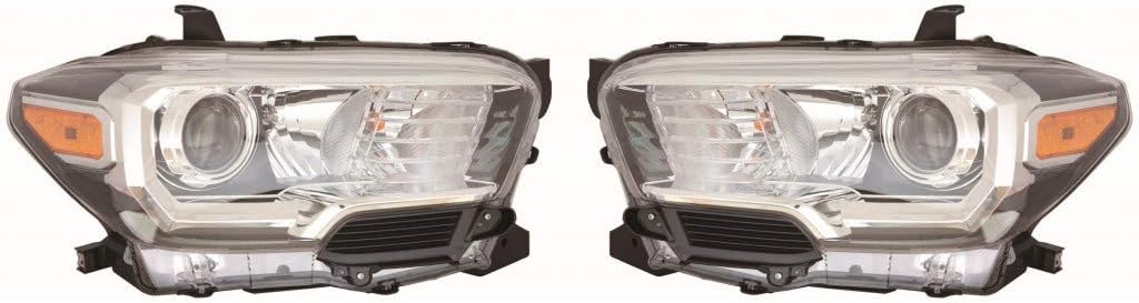 For Toyota Tacoma Headlight Assembly 2018 Pair Driver and Passenger Side For TO2502266 | 81150-04261