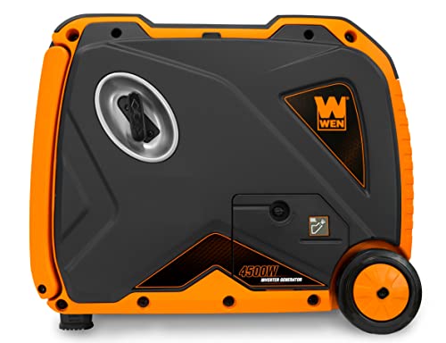 WEN Quiet 6800-Watt Dual Fuel RV-Ready Electric Start Portable Inverter Generator with Fuel Shut Off and CO Watchdog for Electric Vehicle Backup (DF680iX)