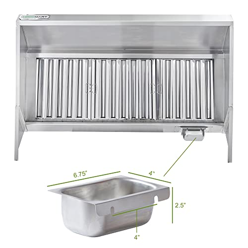 Concession Trailer Hood System with Fire Suppression