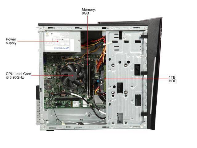 Acer Aspire TC Desktop Intel Core i3 3.9GHz 8GB Ram 1TB HDD Windows 10 Home - Refurbished