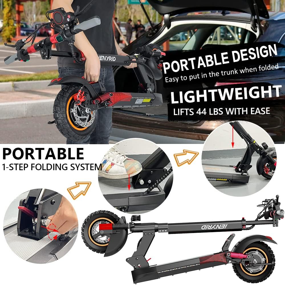 Electric Scooter for Adults,Electric Scooter with Seat,E Scooter Commuting with 10 inch Air Tire 600W Motor,31 Miles Max Range & 28 Mph Top Speed