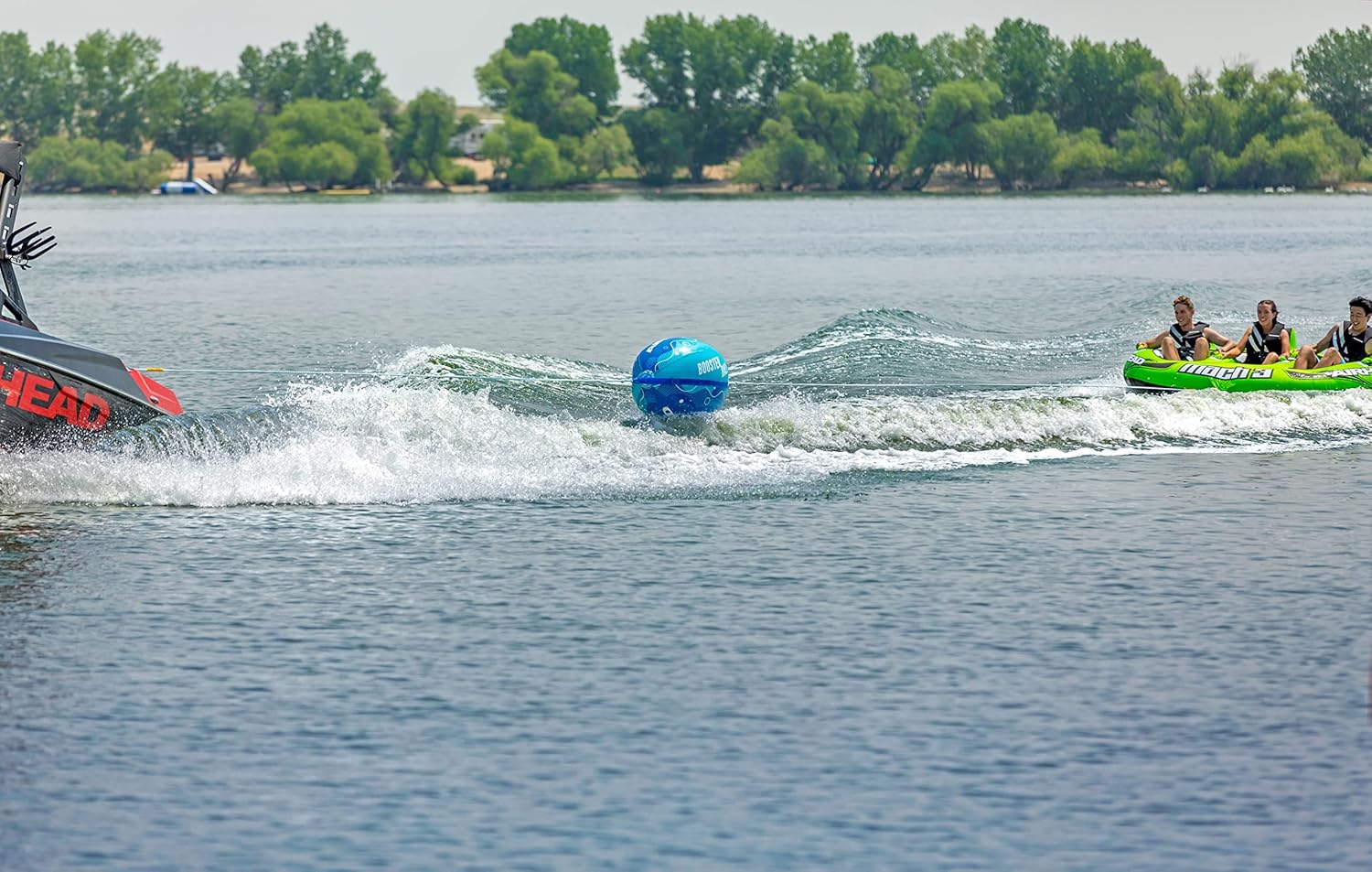 AIRHEAD AHBB-2030D Booster Ball 4-Rider - 60',Blue