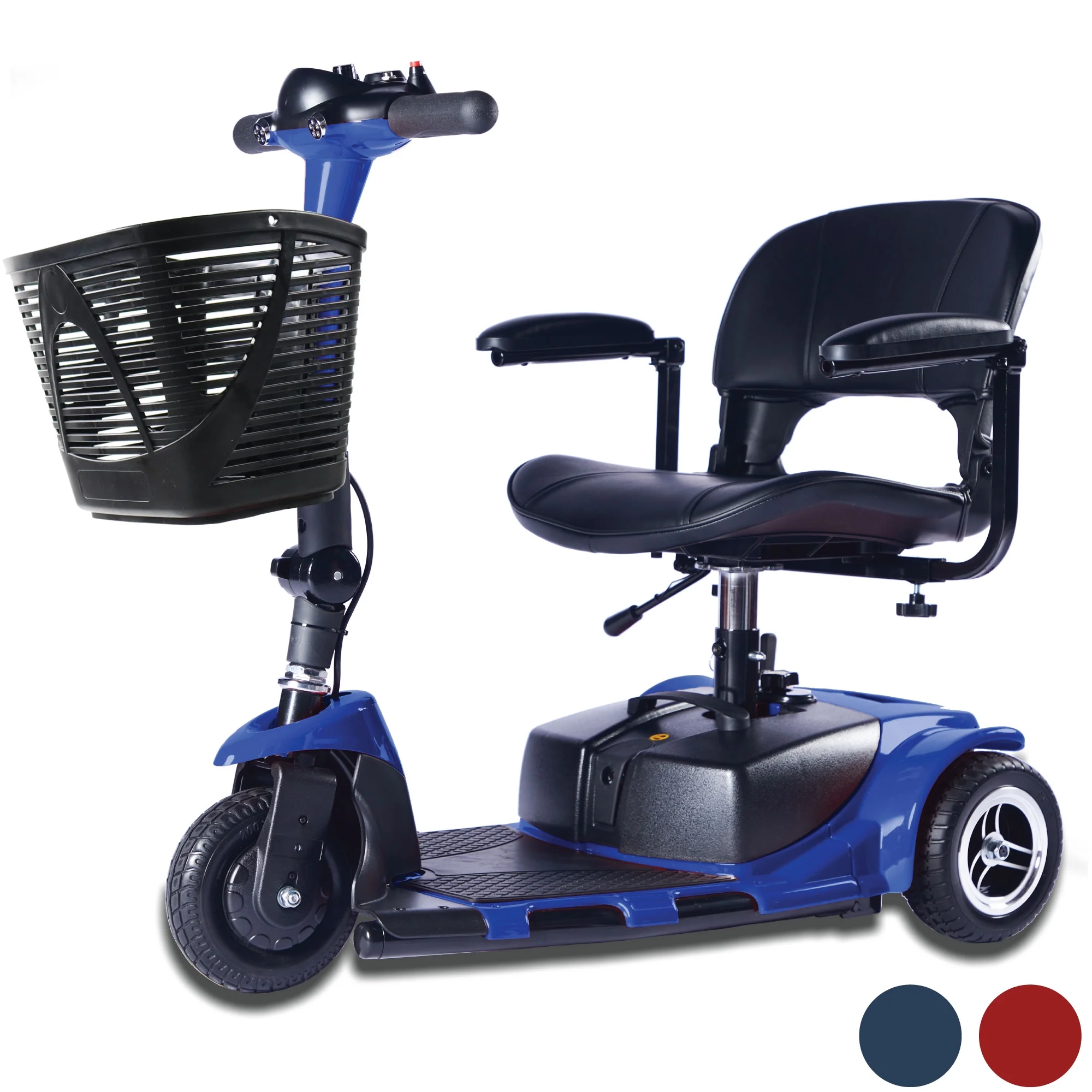 Zip'r Roo 3-Wheel Travel Mobility Scooter, Red
