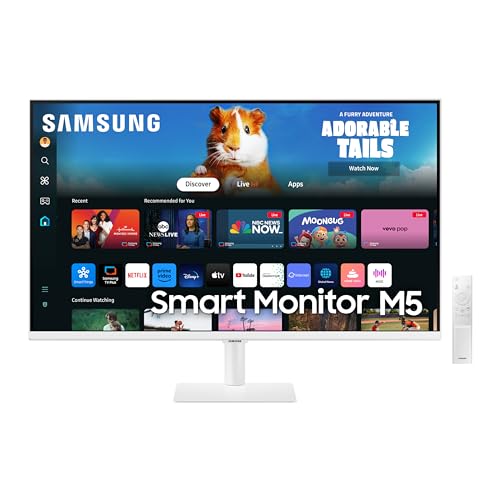 SAMSUNG M5 (M50D) Series FHD Smart Monitor with Streaming TV, Speakers, HDR10, Gaming Hub