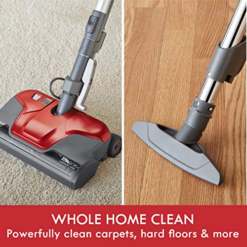Kenmore Pet Friendly Lightweight Bagged Canister Vacuum Cleaner with Extended Telescoping Wand, HEPA, 2 Motors, Retractable Cord, and 4 Cleaning Tools, Blue