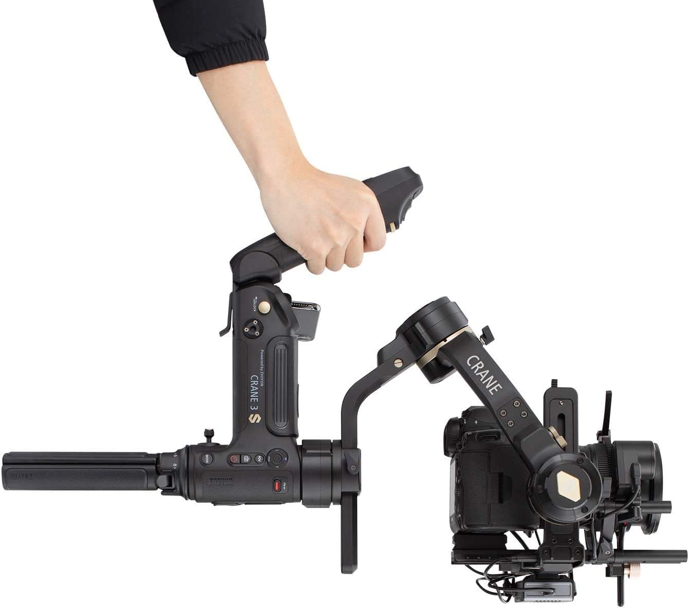 Zhiyun Crane 3S Smartsling Kit [Official] 3-Axis Handheld Gimbal Stabilizer for DSLR Cinema Cameras and Camcorder (with Smartsling Handle)