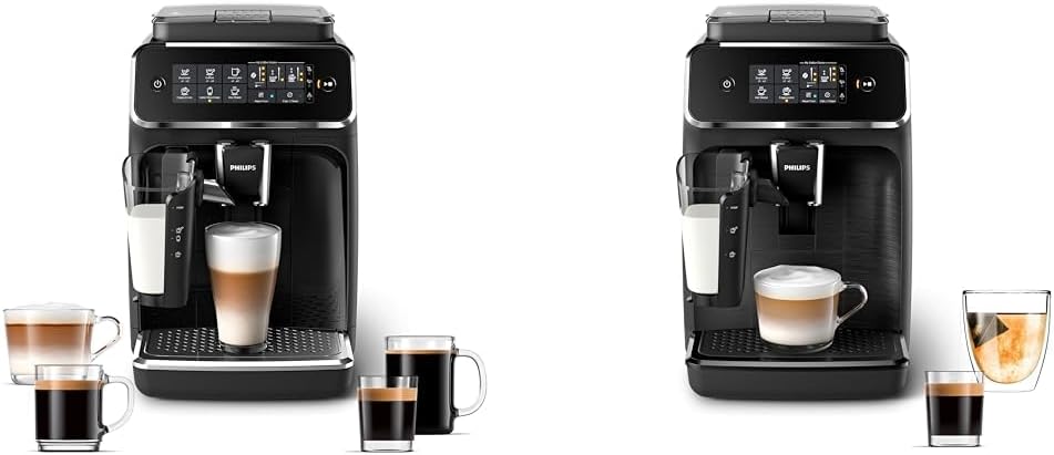 Philips 3200 Series Fully Automatic Espresso Machine w/LatteGo & Philips 2200 Series Fully Automatic Espresso Machine