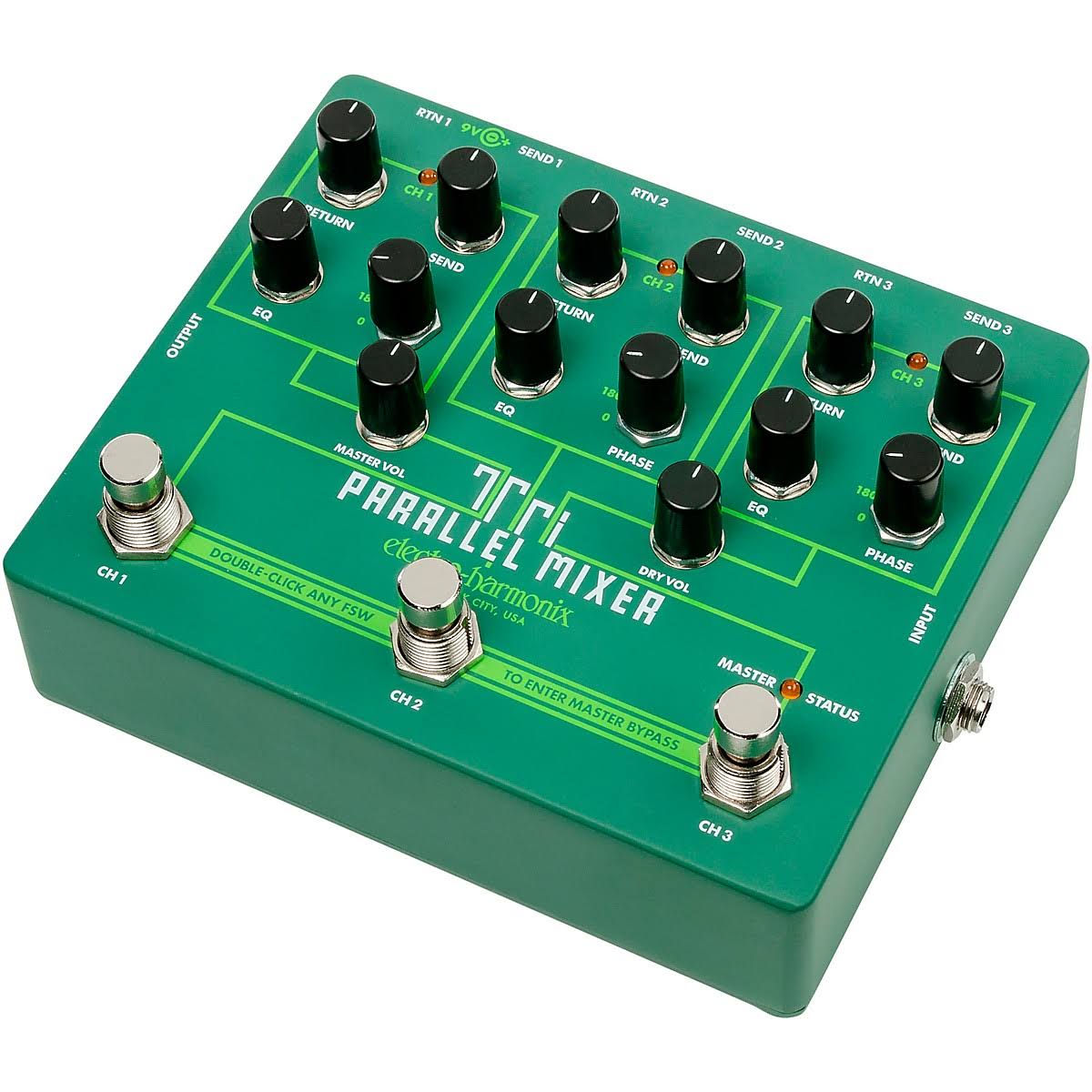 Electro-Harmonix Tri Parallel Mixer Effects Loop Mixer Switcher