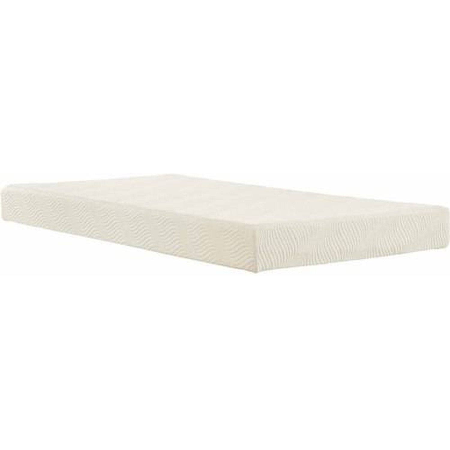 Mainstays 6 inch Memory Foam Mattress, Twin, White