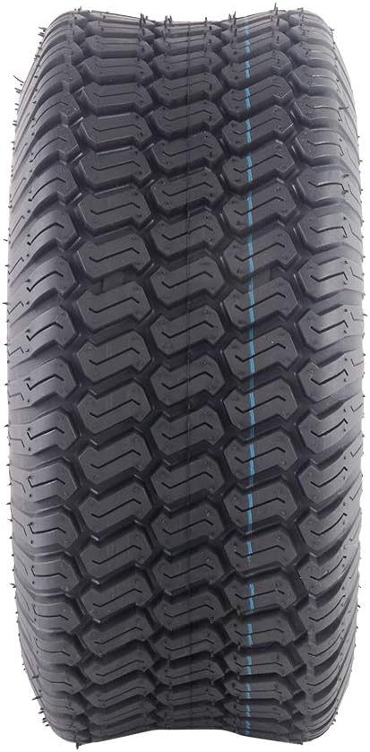 MOTORHOT Pair Turf Tires 4 Ply Lawn Mower & Garden Tractor Tubeless Tire 15X6-6 15x6.00x6 Pack of 2