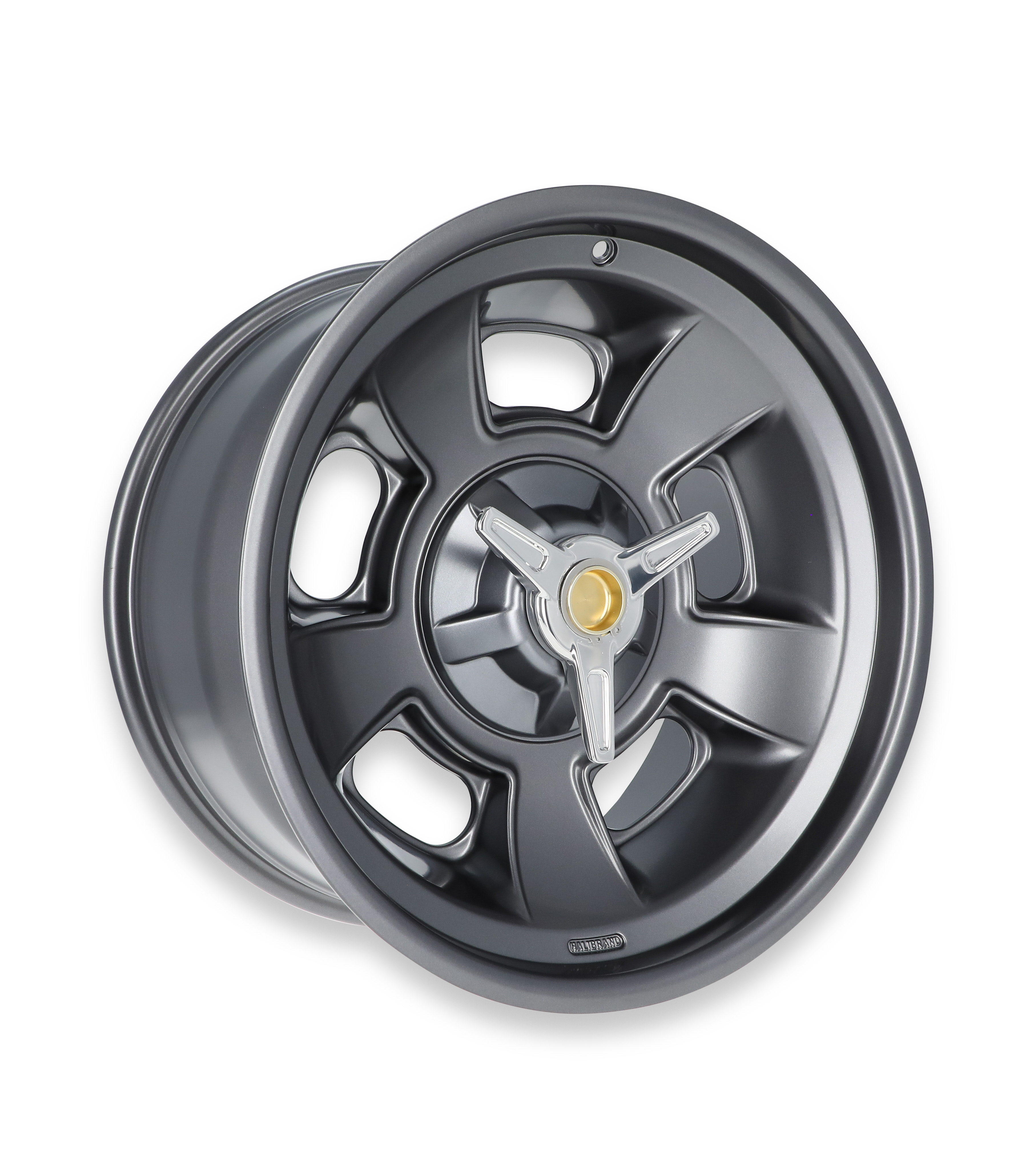 Halibrand HB007-022 Sprint Wheel with Spinner 19x10 5.5 bs Anthracite Semi Gloss