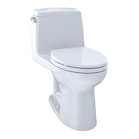 Toto UltraMax One-Piece Elongated 1.6 GPF Toilet, Cotton White