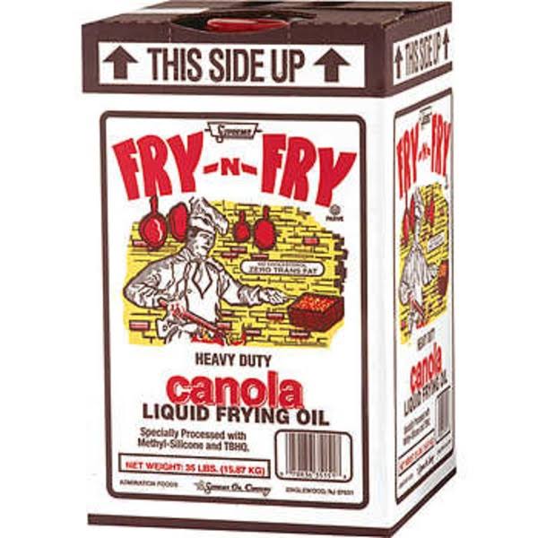 Fry-n-fry Canola Frying Oil - 35 lb