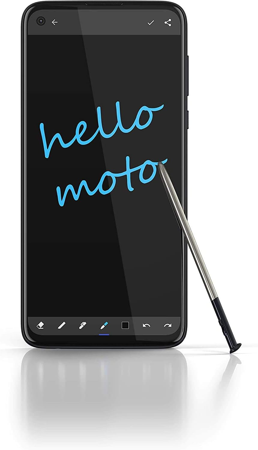 Moto G Stylus | Unlocked | Made for US by Motorola | 4/128GB | 48MP Camera | 2020 | Indigo (Renewed)