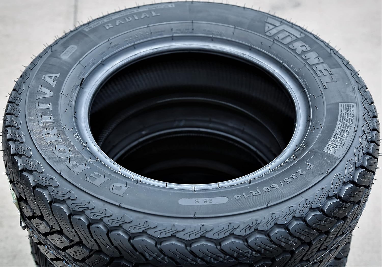 Tornel Deportiva All-Terrain Off-Road Radial Tire-235/60R14 235/60/14 235/60-14 96S Load Range SL 4-Ply BSW Black Side Wall
