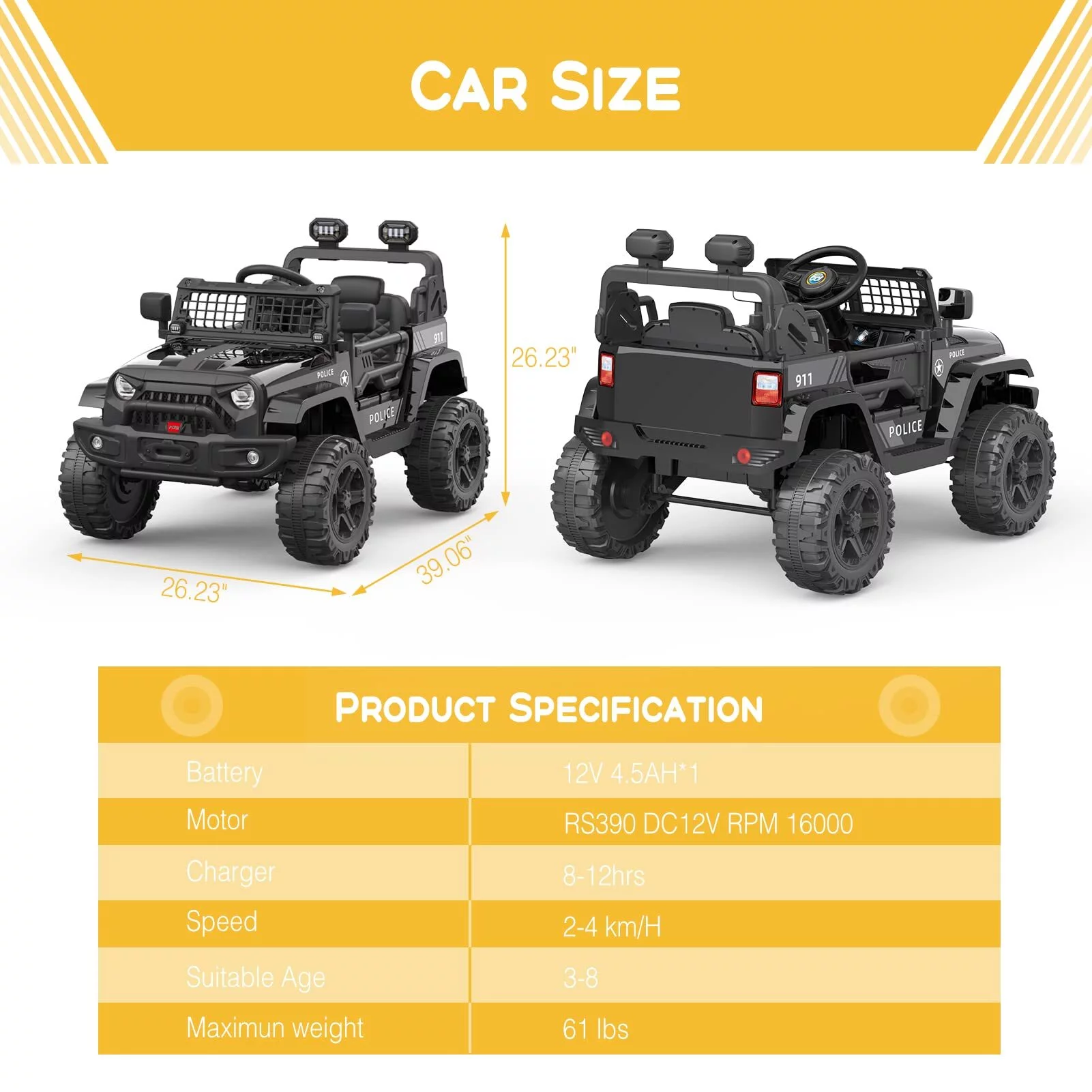 Sakiyrr 2-Seater Kids Ride on Car with Remote Control, 24V Electric Vehicle Toy with Storage Space, Red