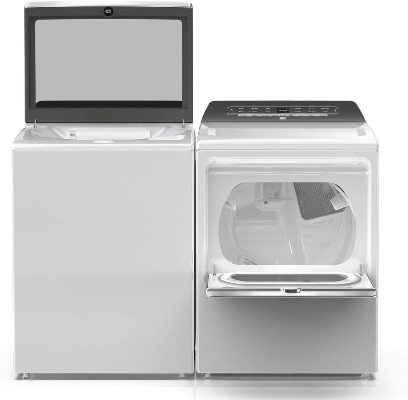 Kenmore 71112 7.4 Cubic Feet Front Load Gas Dryer Laundry Appliance, White
