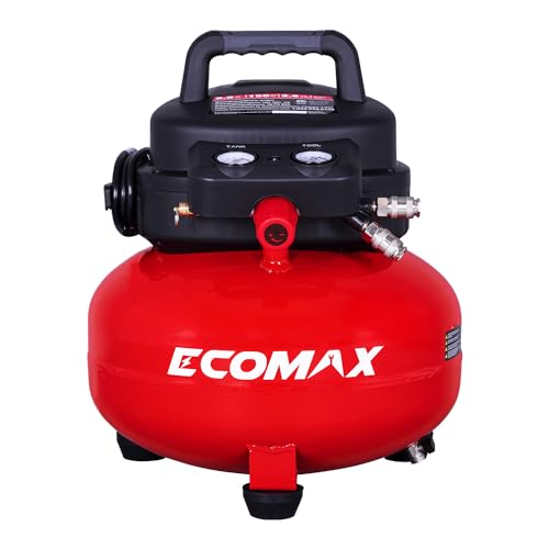 ECOMAX 6 Gallon Pancake Air Compressor