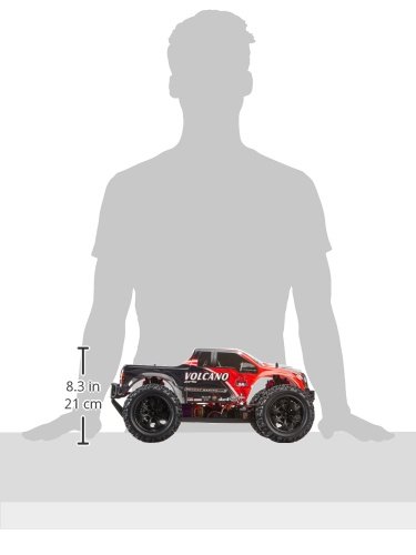 Redcat Racing Volcano EPX - 4WD Monster Truck - 1/10 Scale - RTR - Red