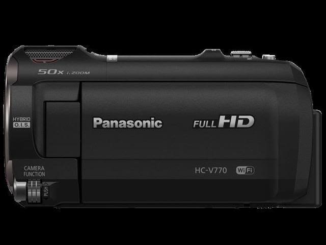 Panasonic HC-V770 12.76 MP Camcorder - 1080p - Black