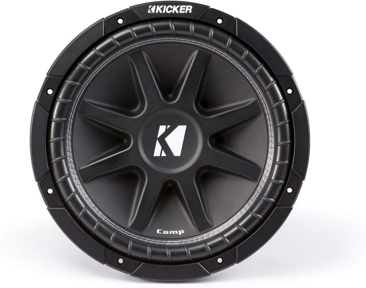 KICKER Comp 12-inch (30cm) Subwoofer, 4-Ohm, RoHS Compliant Bundle