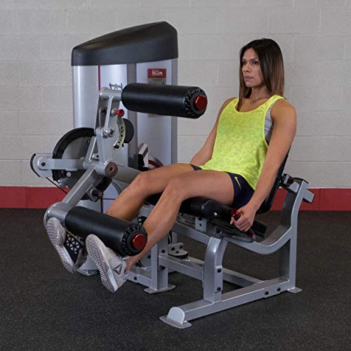 Body-Solid Pro Clubline Series II Leg Extension & Leg Curl Machine with Single Weight Stack for Home and Commercial Gym