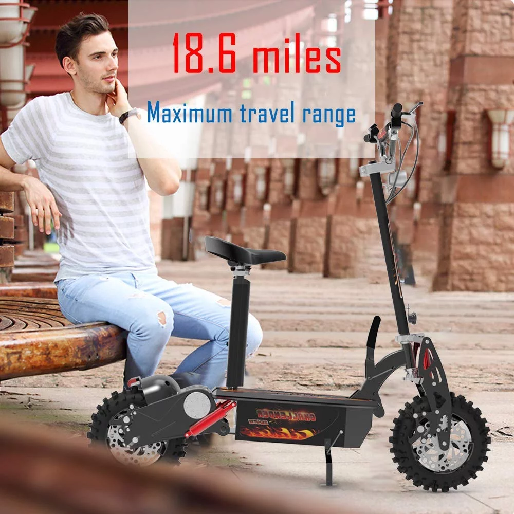 SKRT Electric Scooter Brushlessr 1600W and 1000W 36V Long-Range Battery Foldable Easy Carry Portable Design, Adult Electric Scooter Commuter Scooter (1600 Watt)
