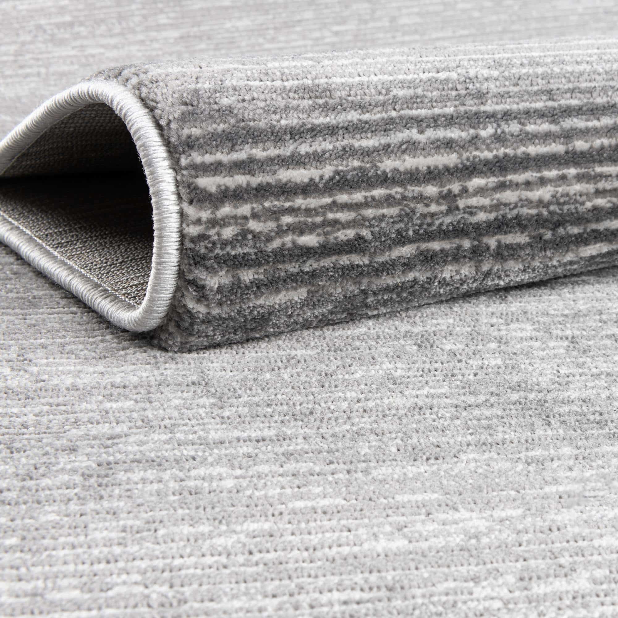 Rugs.com Finsbury Collection Rug – 5' 3 x 8' Oval Gray Medium Rug Perfect For Living Rooms, Large Dining Rooms, Open Floorplans