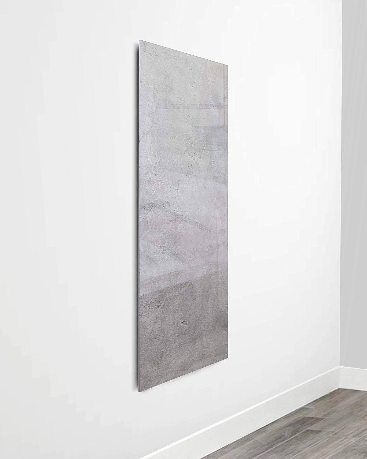 Heat Storm Wall-Mounted Glass Radiant Heater, 16x22 x 48x22-Gray Square