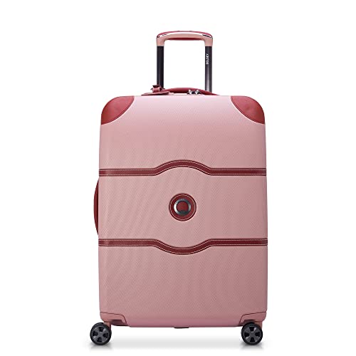 DELSEY PARIS Chatelet Air 2.0 Hardside Luggage with Spinner Wheels, Angora, Checked-Large 28 Inch