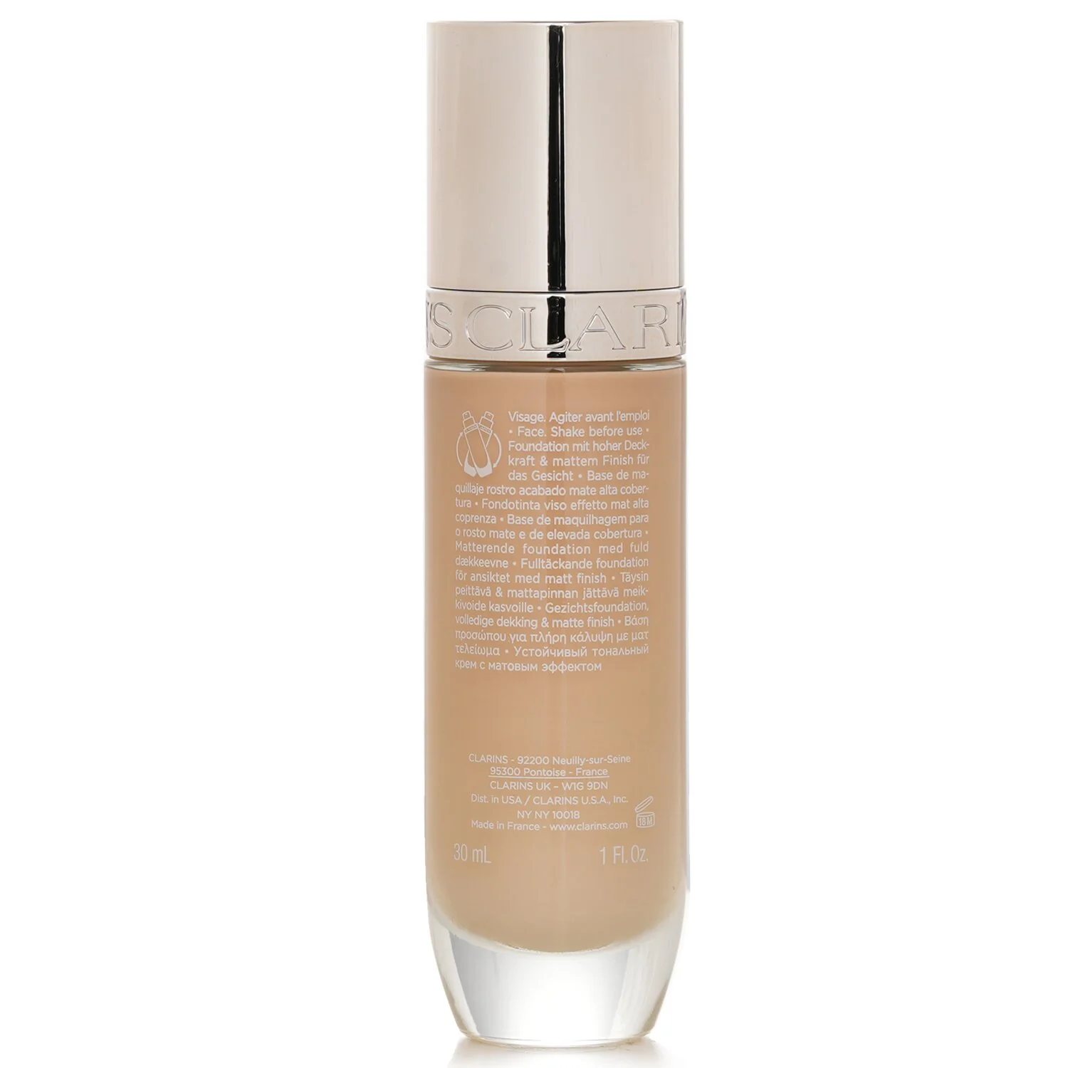 Clarins Skin Illusion Full Coverage Foundation - # 109C 30ml