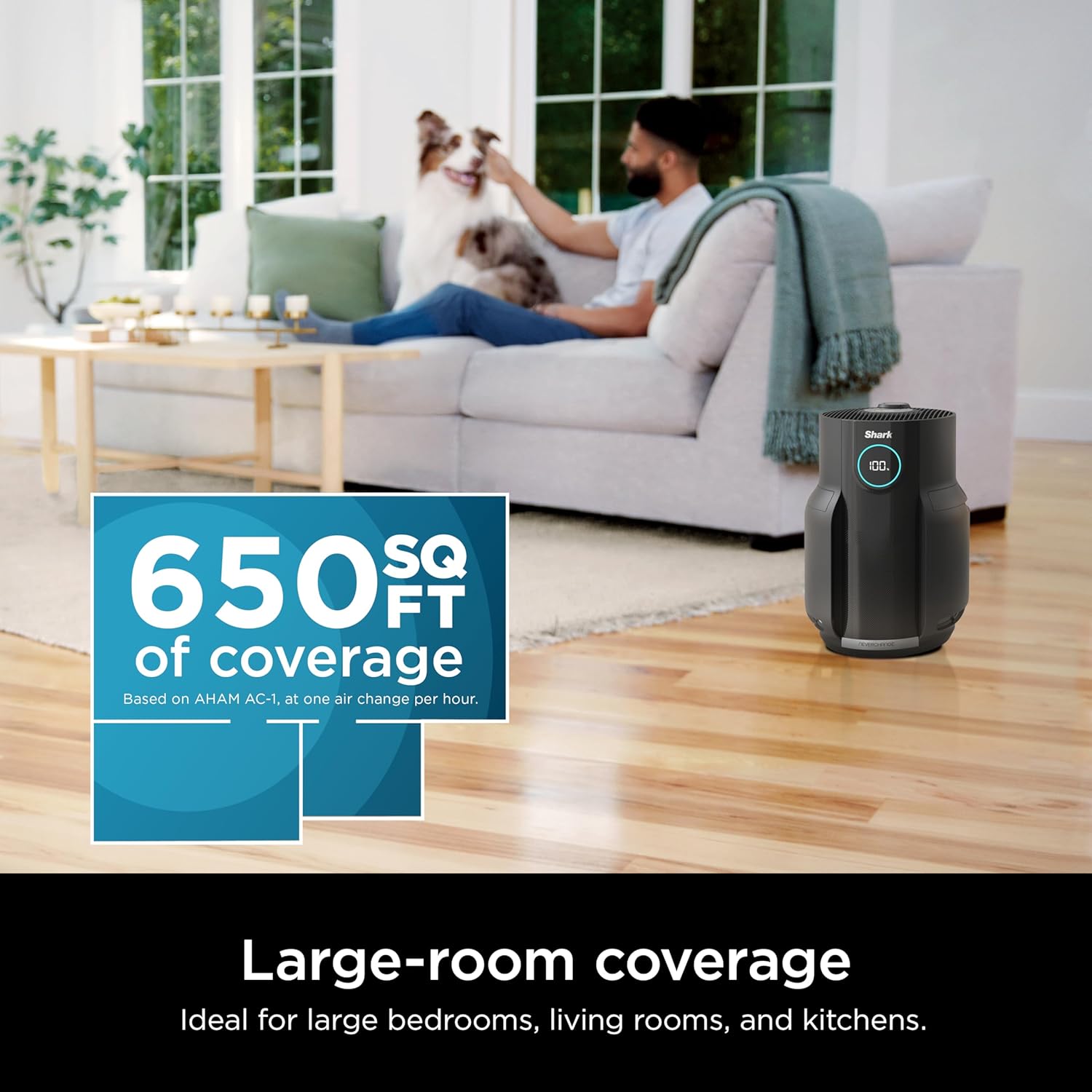 Shark HP152 NeverChange Air Purifier, 5-year filter, save $300+ in filter replacements, Large Room & HP301 NeverChange Air Purifier MAX, 5-year filter, save $300+ in filter replacements