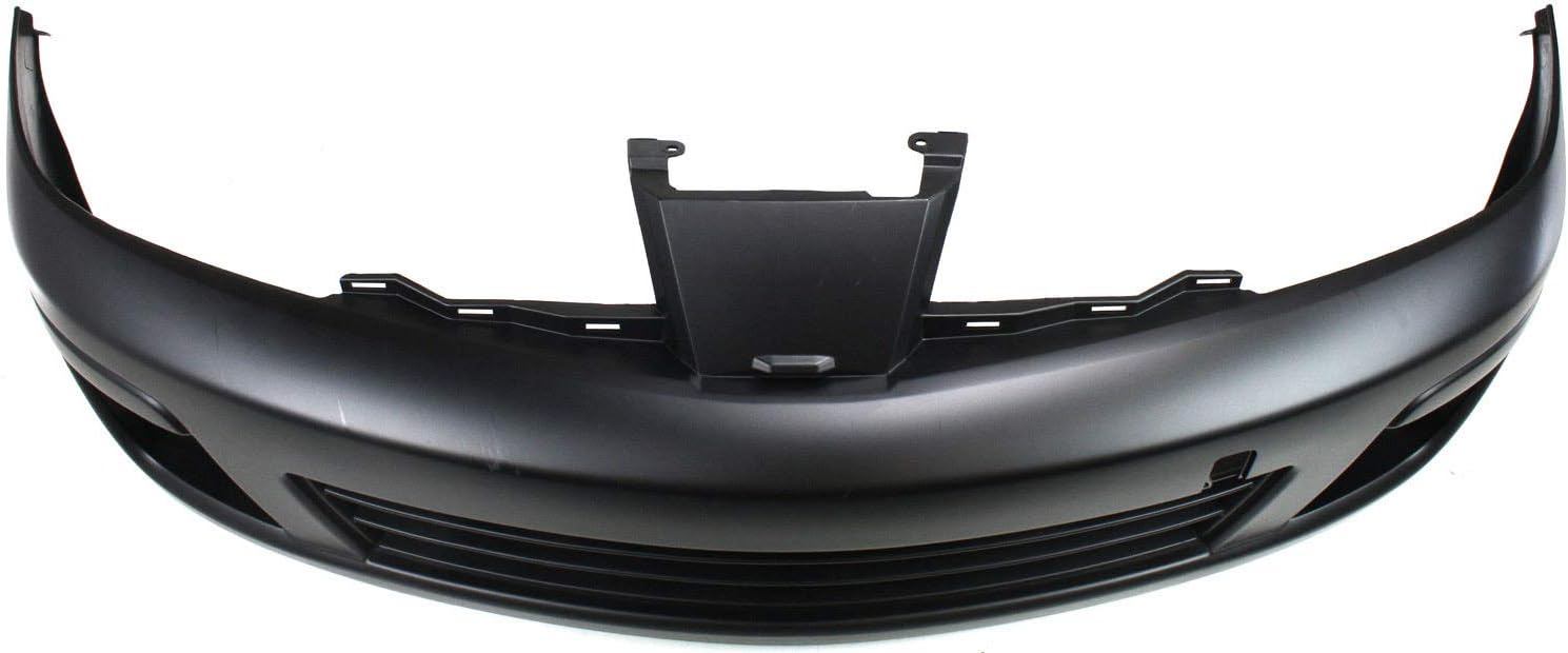 Evan-Fischer Front Bumper Cover Compatible with 2007-2012 Nissan Versa Primed with Fog Light Holes Hatchback/Sedan