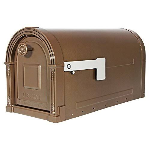 Gibraltar Mailboxes Garrison Large Capacity Galvanized Steel Venetian Bronze, Po GM160VB0