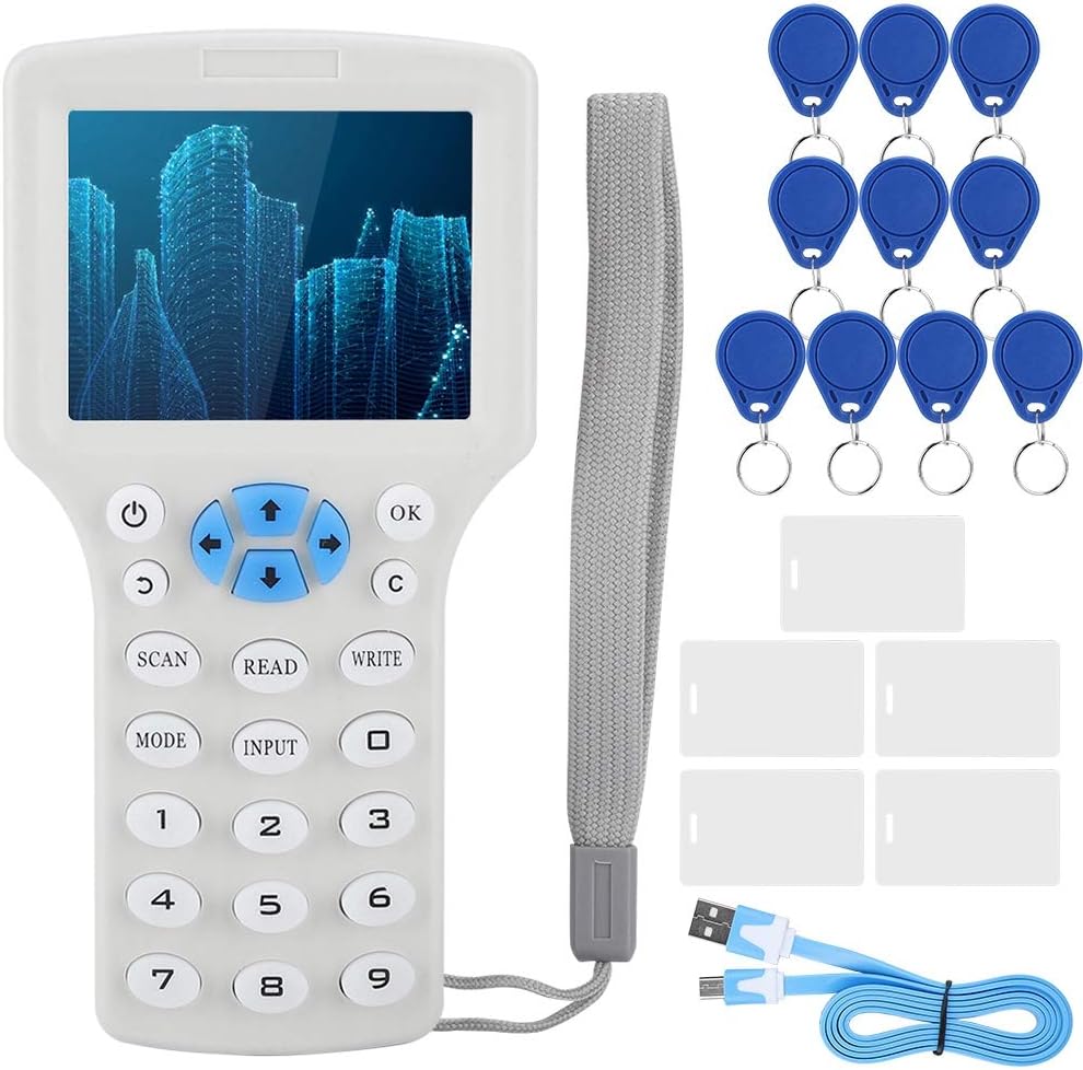 Multi Frequency Identification RFID ID Card, RFID ID Card Writer, Access Control Copy Machine Reader Kit for crack most card encryption