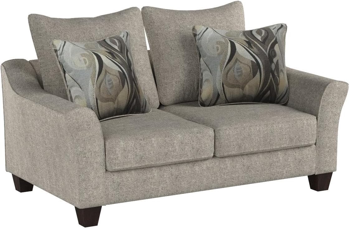 Roundhill Furniture Pillowback Loveseat