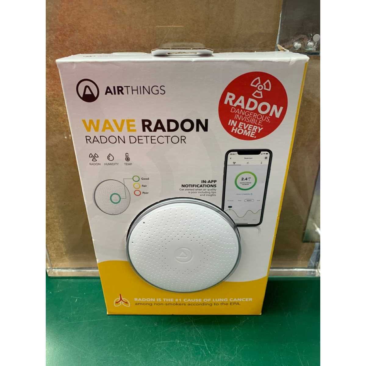 Airthings Wave Radon Battery Operated Smart Radon Detector - Shop Hardware Tools Online Store