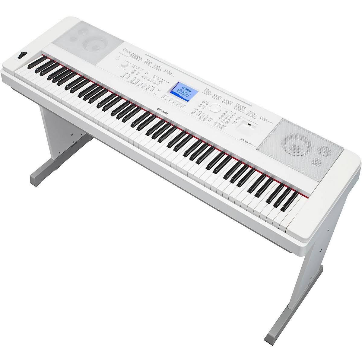 Yamaha DGX-660 88-Key Portable Grand Piano Package White Home