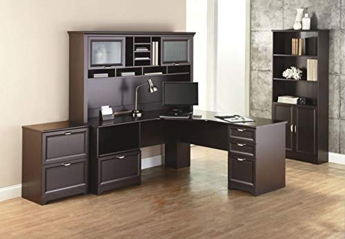 Realspace® Magellan Performance Collection L Desk, 30"H x 70 9/10"W x 23 1/5"D, Espresso