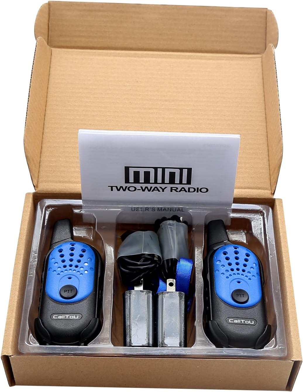CallToU Caregiver Pager for Elderly Seniors Patient Disabled Home 2 Way Radio intercom System Mini Kids Wallkie Talkies Long Range for Outdoor