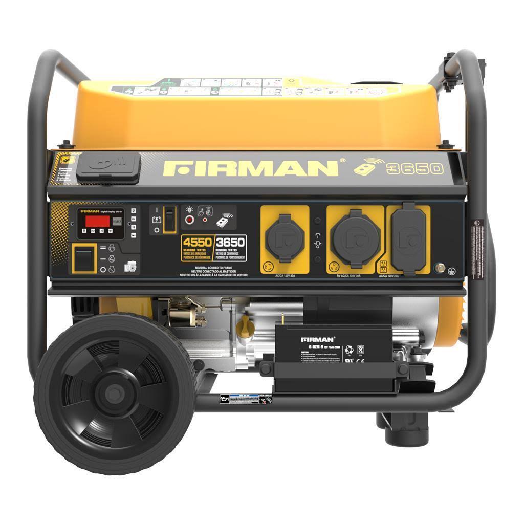Firman P03608 4550/3650 Watt GAS Remote Start Generator Carb