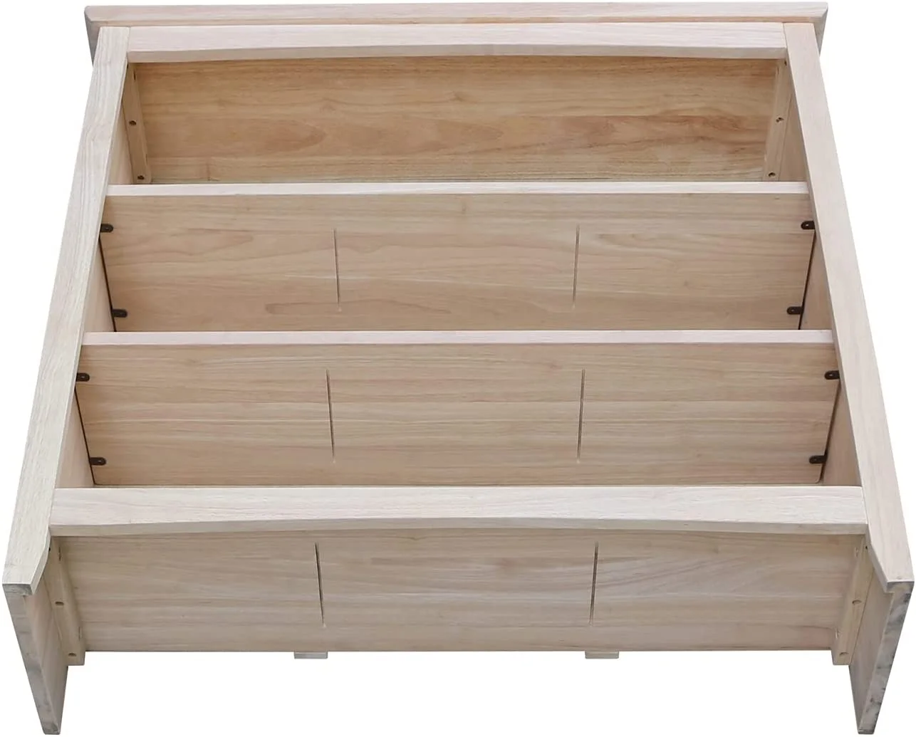 Wide Shaker Bookcase - 36 In H - Unfinished